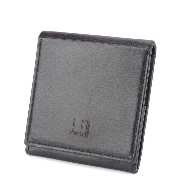 dunhill coin logo leather Auth used T10050 - Picture 1 of 7